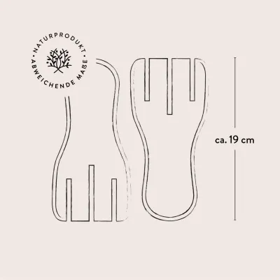 Salathände aus Olivenholz | handgemacht und rustikal schön