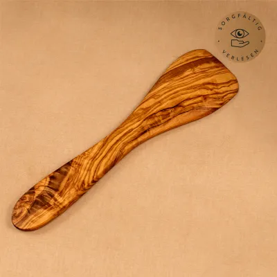 Pfannenwender aus Olivenholz klassisch – handgemacht & plastikfrei