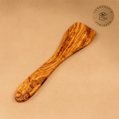 Pfannenwender aus Olivenholz klassisch – handgemacht & plastikfrei