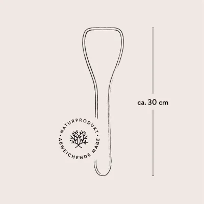 Pfannenwender aus Olivenholz klassisch – handgemacht & plastikfrei