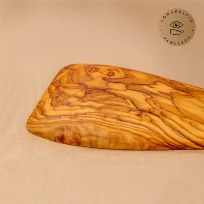 Pfannenwender aus Olivenholz klassisch – handgemacht & plastikfrei