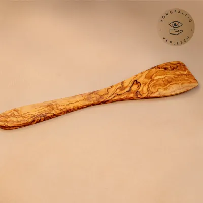 Pfannenwender aus Olivenholz klassisch – handgemacht & plastikfrei