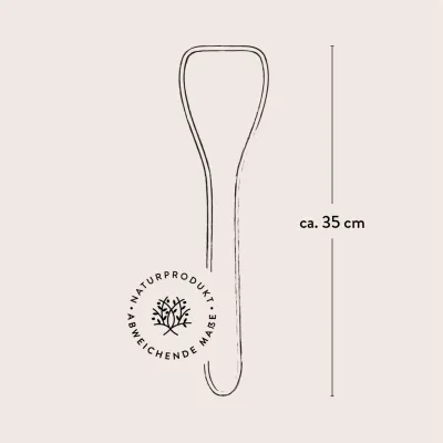 Pfannenwender aus Olivenholz klassisch – handgemacht & plastikfrei