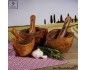 mortar and pestle rustic style