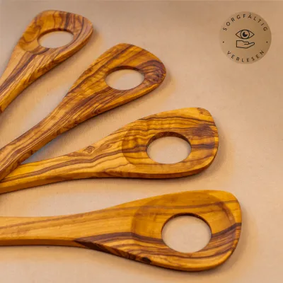 Risottolöffel aus Olivenholz – handgemacht, robust & edel