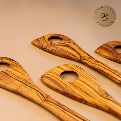 Risottolöffel aus Olivenholz – handgemacht, robust & edel