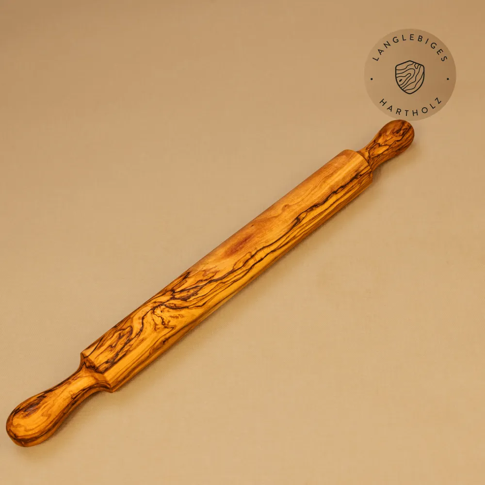 Nudelholz aus Olivenholz – traditionell, massiv & handgemacht