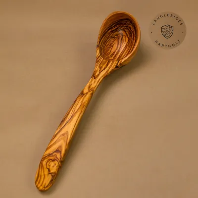Schöpflöffel aus Olivenholz – naturbelassen & handgemacht
