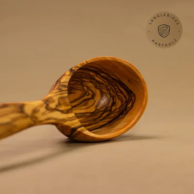 Schöpflöffel aus Olivenholz – naturbelassen & handgemacht