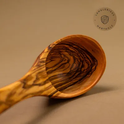 Schöpflöffel aus Olivenholz – naturbelassen & handgemacht