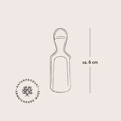 Gewürzschaufel aus Olivenholz – naturbelassen & plastikfrei