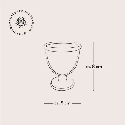 Eierbecher aus Olivenholz – schlicht, naturbelassen & handgemacht