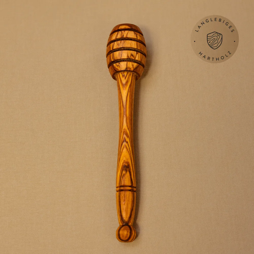 Honiglöffel aus Olivenholz – naturbelassen & handgemacht
