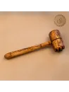 Fleischklopfer aus Olivenholz mit rundem Kopf