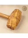Fleischklopfer aus Olivenholz mit rundem Kopf