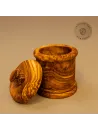 Gewürzdose aus Olivenholz mit Deckel – aromaschonend & naturbelassen