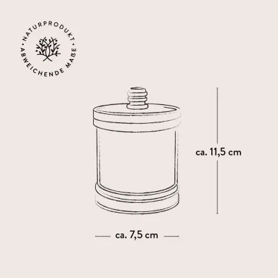 Gewürzdose aus Olivenholz mit Deckel – aromaschonend & naturbelassen
