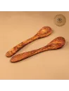 2er Set Löffel aus Olivenholz