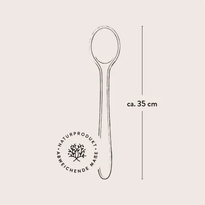 2er Set Löffel aus Olivenholz