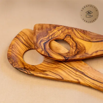 2er Set Risottolöffel aus Olivenholz