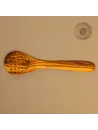 Olivenholz Schaumlöffel – Abseihlöffel robust & handgemacht