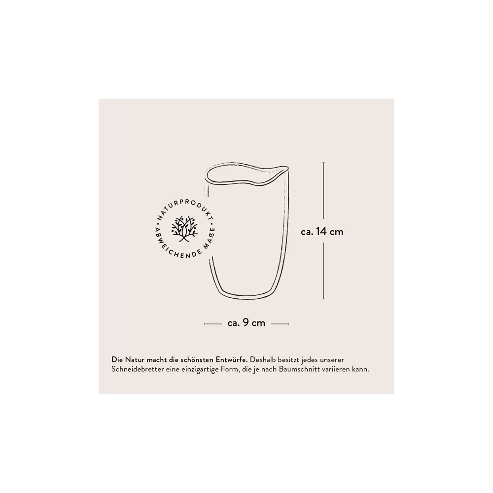 Kochlöffelhalter aus Olivenholz im Naturschnitt – rustikal & naturbelassen