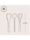 3er Set bestehend aus Pfannenwender, Kochlöffel, Risottolöffel aus Olivenholz