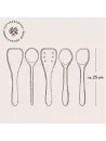 5er Set Küchenhelfer aus Olivenholz ab 25cm Länge