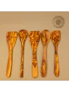 5er Set Küchenhelfer aus Olivenholz ab 25cm Länge