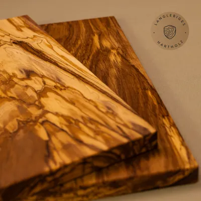 2er-Set Frühstücksbretter Olivenholz | für gemeinsame Morgenmomente