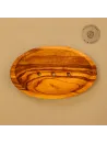 Seifenschalen-Set aus Olivenholz | oval & rechteckig mit Löchern