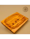Seifenschalen-Set aus Olivenholz | oval & rechteckig mit Löchern