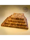 Premium Schneidebrett aus Olivenholz | Stirnholz Mosaik | Handarbeit