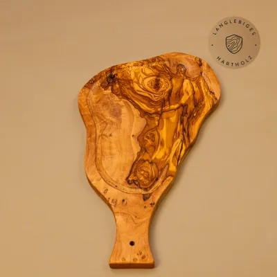 Steakbrett Olivenholz mit Saftrille & Griff | in 5 Größen erhältlich