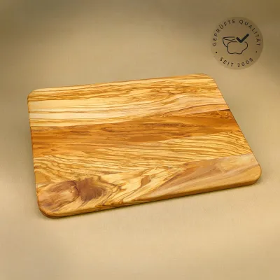 Dünnes Frühstücksbrett aus Olivenholz | Handgefertigt in Bayern