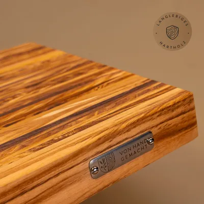 Massives Schneidebrett aus Olivenholz | Qualität aus Handarbeit