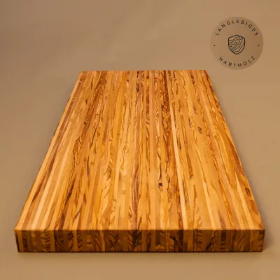 Massives Schneidebrett aus Olivenholz | Qualität aus Handarbeit