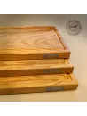 Tranchierbrett aus Olivenholz | mit Saftrille | in 3 Größen