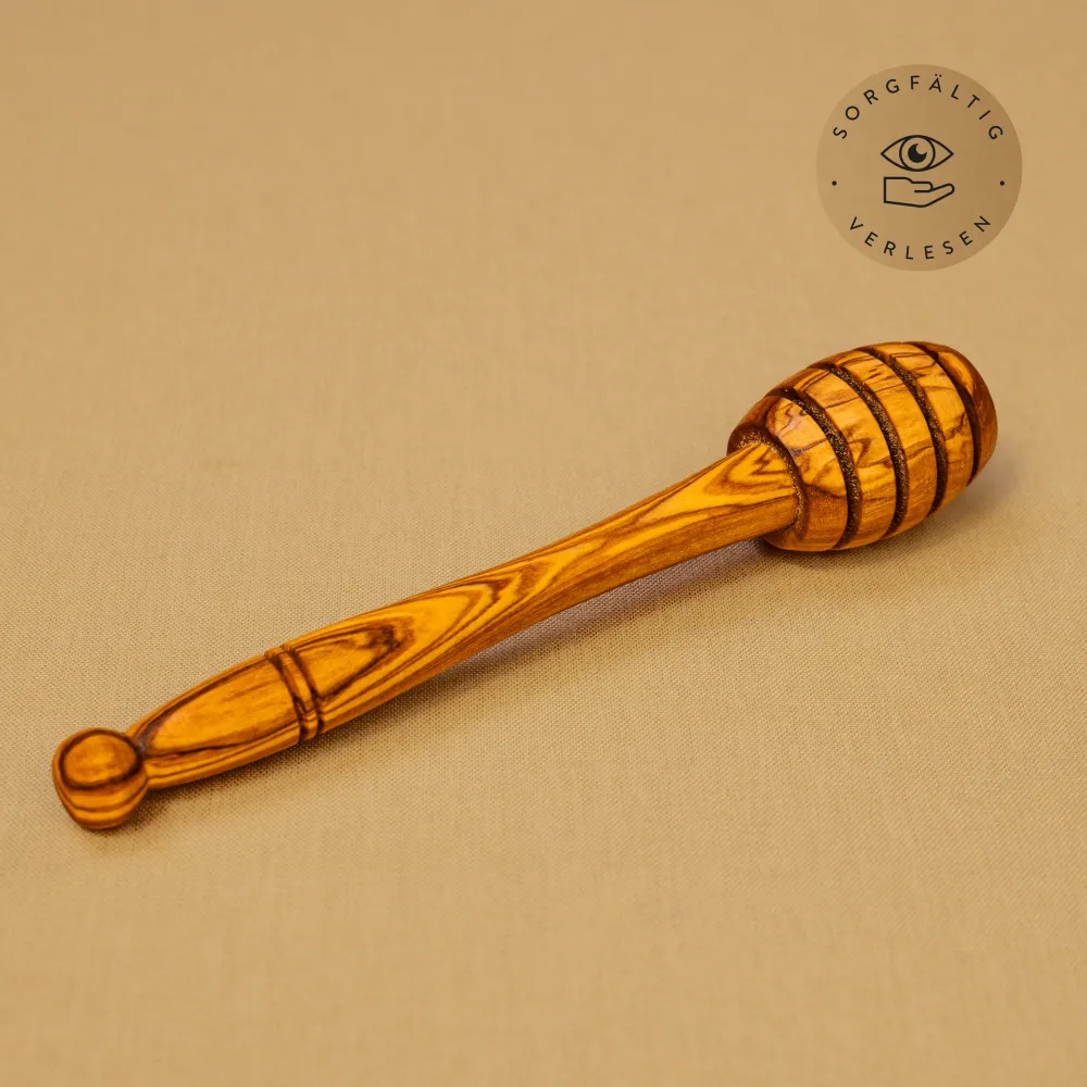 Honiglöffel aus Olivenholz – naturbelassen & handgemacht