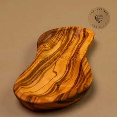 Olivenholz Snackschale in Achterform | Qualität aus Handarbeit