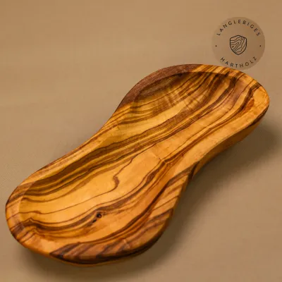 Olivenholz Snackschale in Achterform | Qualität aus Handarbeit