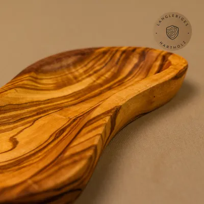 Olivenholz Snackschale in Achterform | Qualität aus Handarbeit