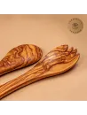 Klassisches Salatbesteck aus Olivenholz – stilvoll & zeitlos