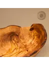 2er oder 3er Set Obstschale oval aus Olivenholz mit Naturrand