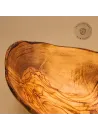 2er oder 3er Set Obstschale oval aus Olivenholz mit Naturrand