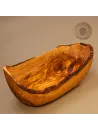 2er oder 3er Set Obstschale oval aus Olivenholz mit Naturrand