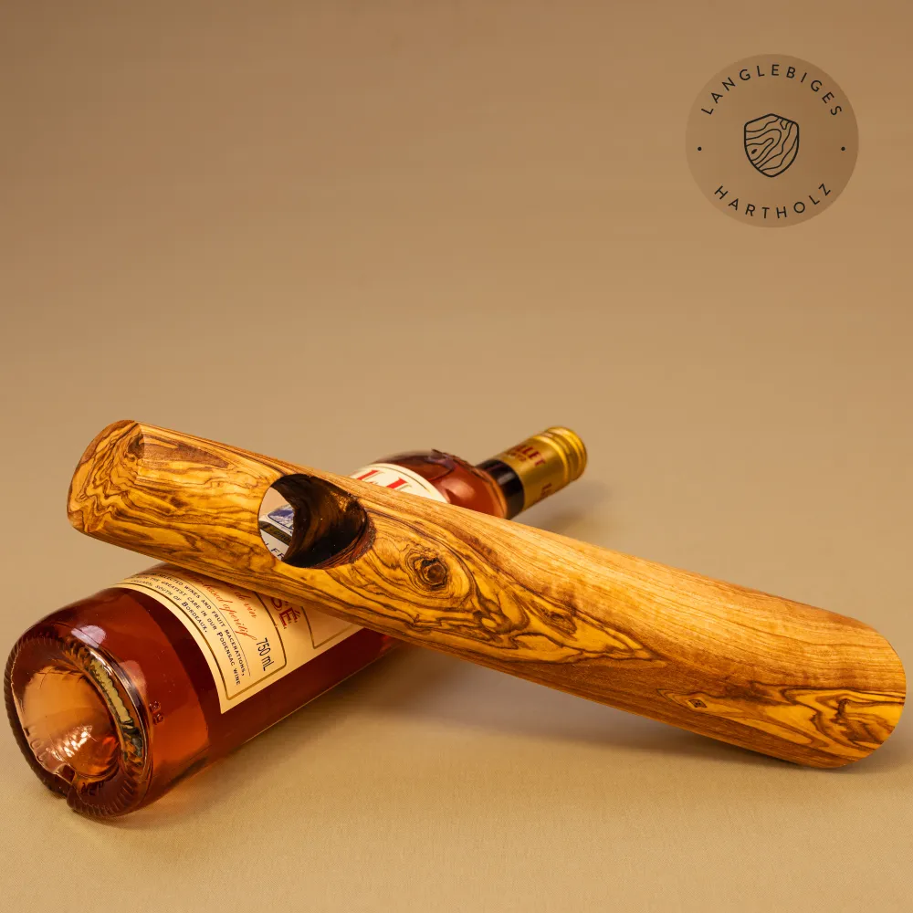 Flaschenhalter aus Olivenholz: Nachhaltiger Genuss