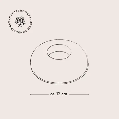 Teelichthalter aus Olivenholz rund | Natürlich & handgefertigt in Bayern