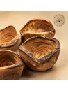 Müslischale aus Olivenholz mit Naturrand | rustikal | naturbelassen