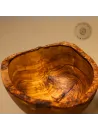 Müslischale aus Olivenholz mit Naturrand | rustikal | naturbelassen